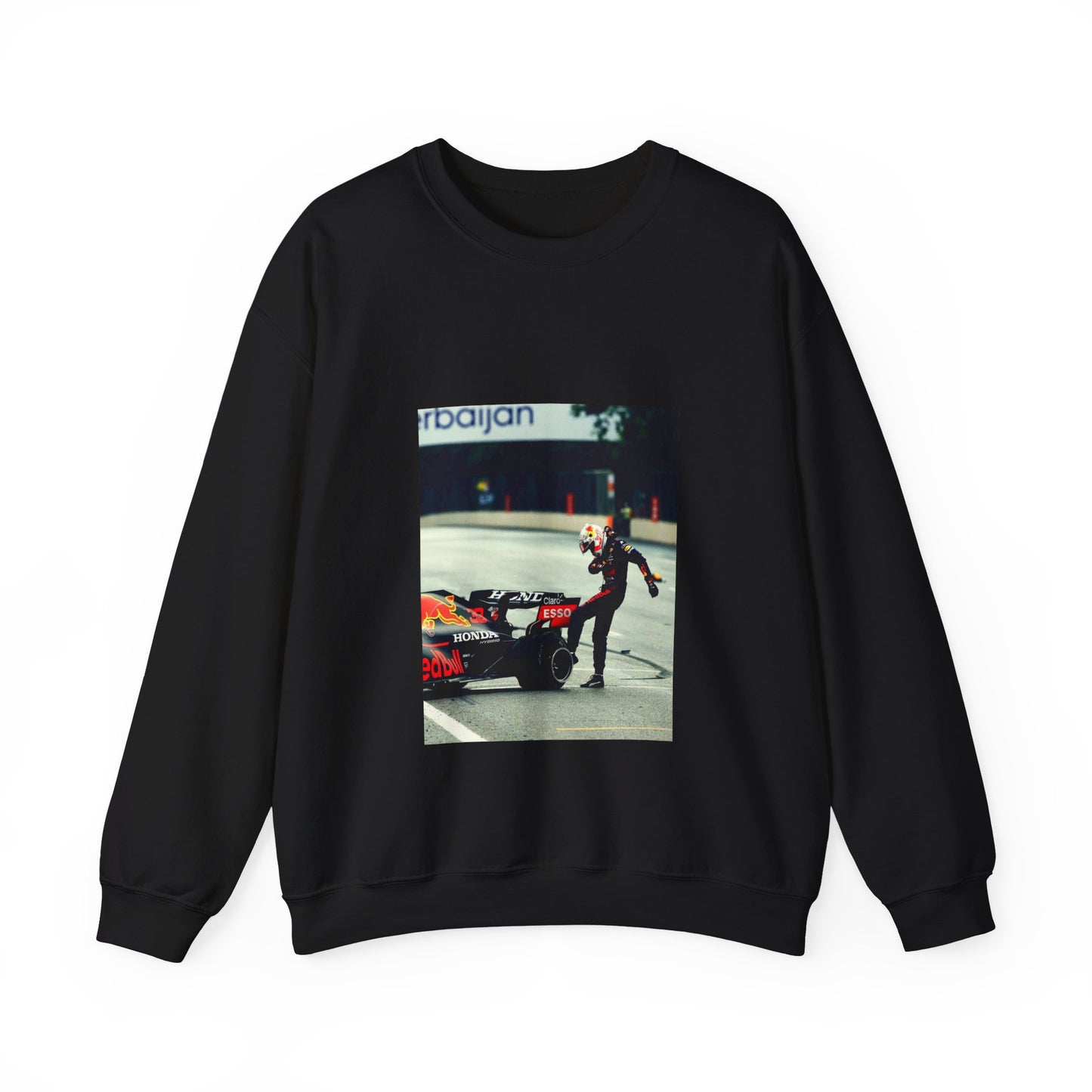 Verstappen Tyre Kicking F1 Graphic Sweatshirt