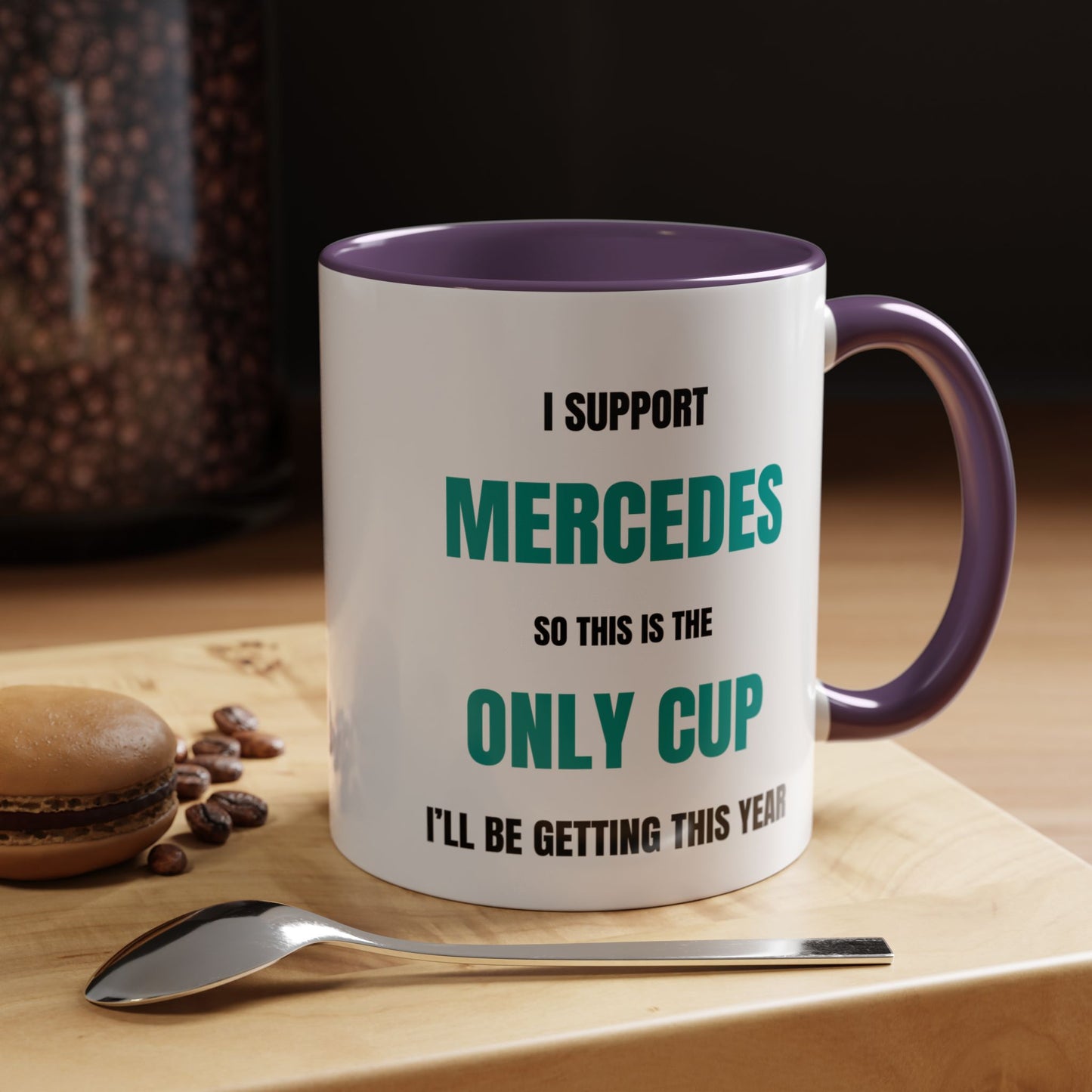 F1 Mercedes Funny Novelty Gift Mug