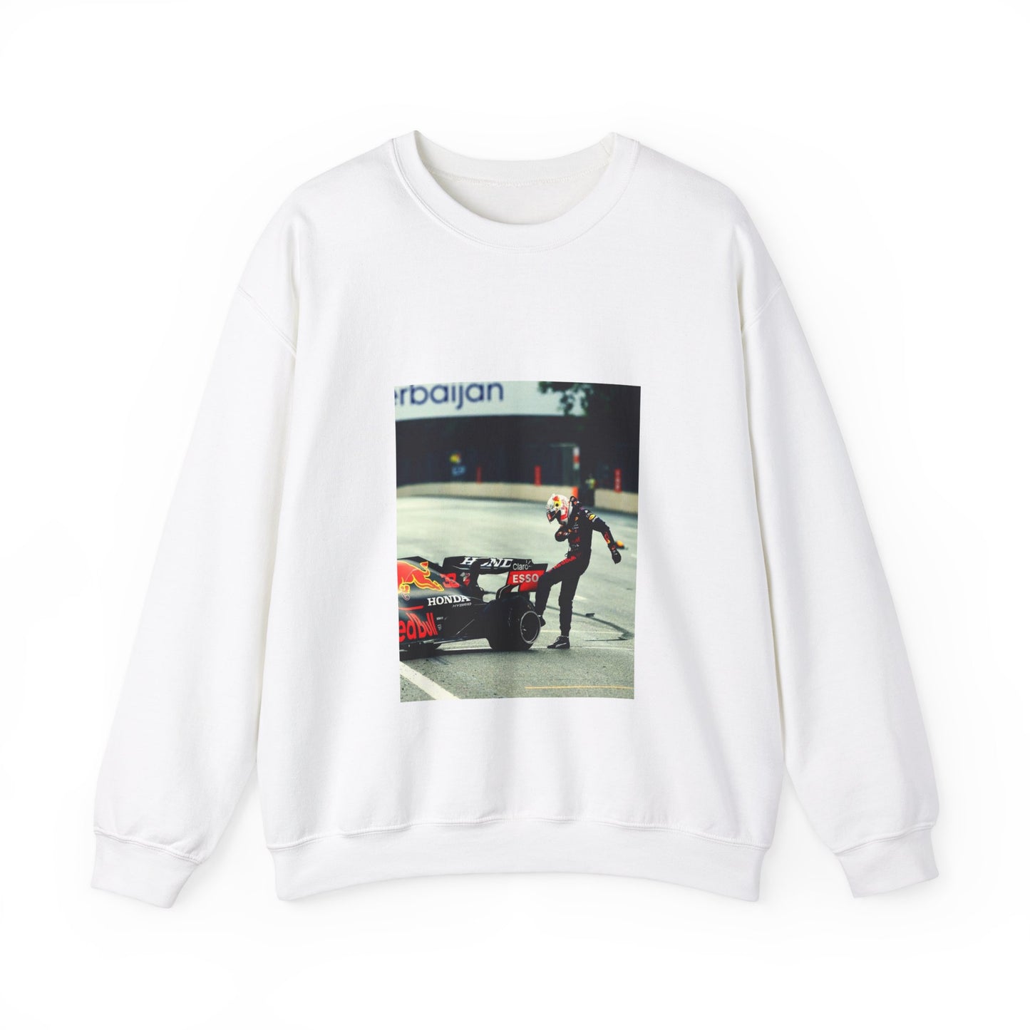 Verstappen Tyre Kicking F1 Graphic Sweatshirt