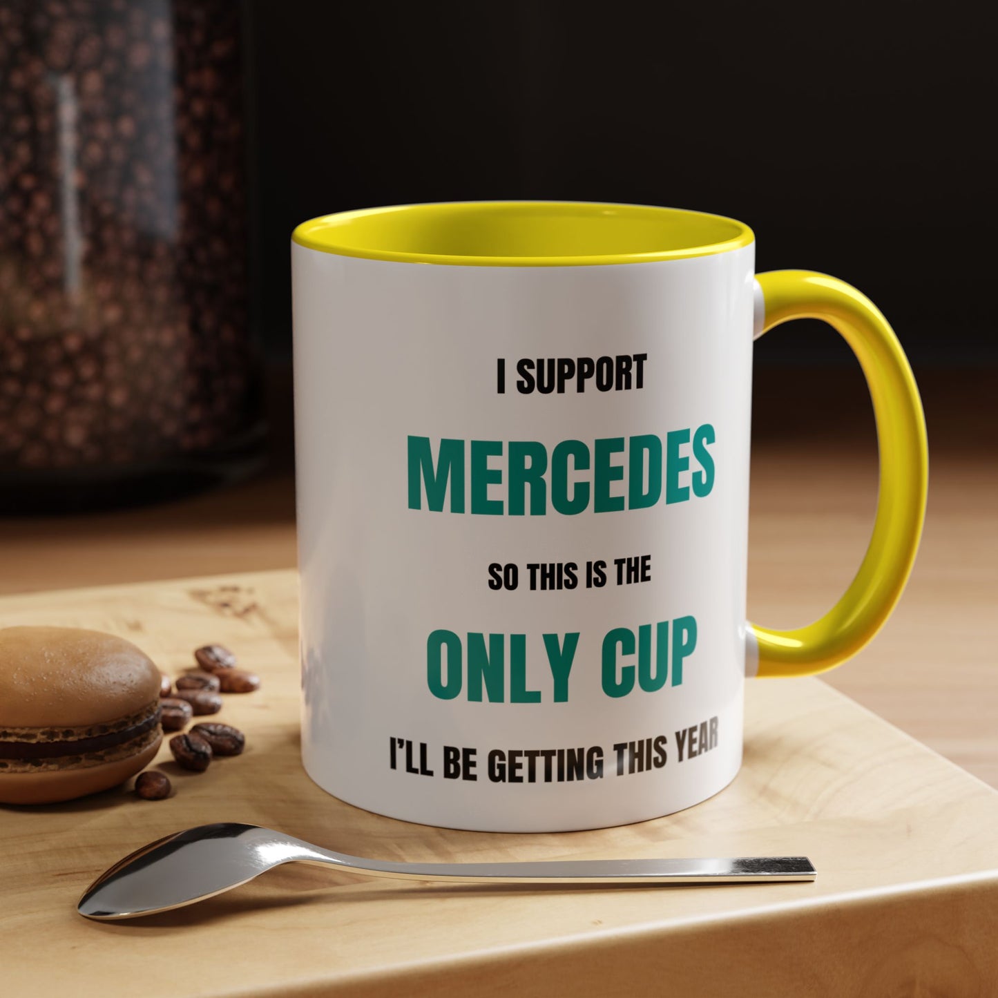 F1 Mercedes Funny Novelty Gift Mug