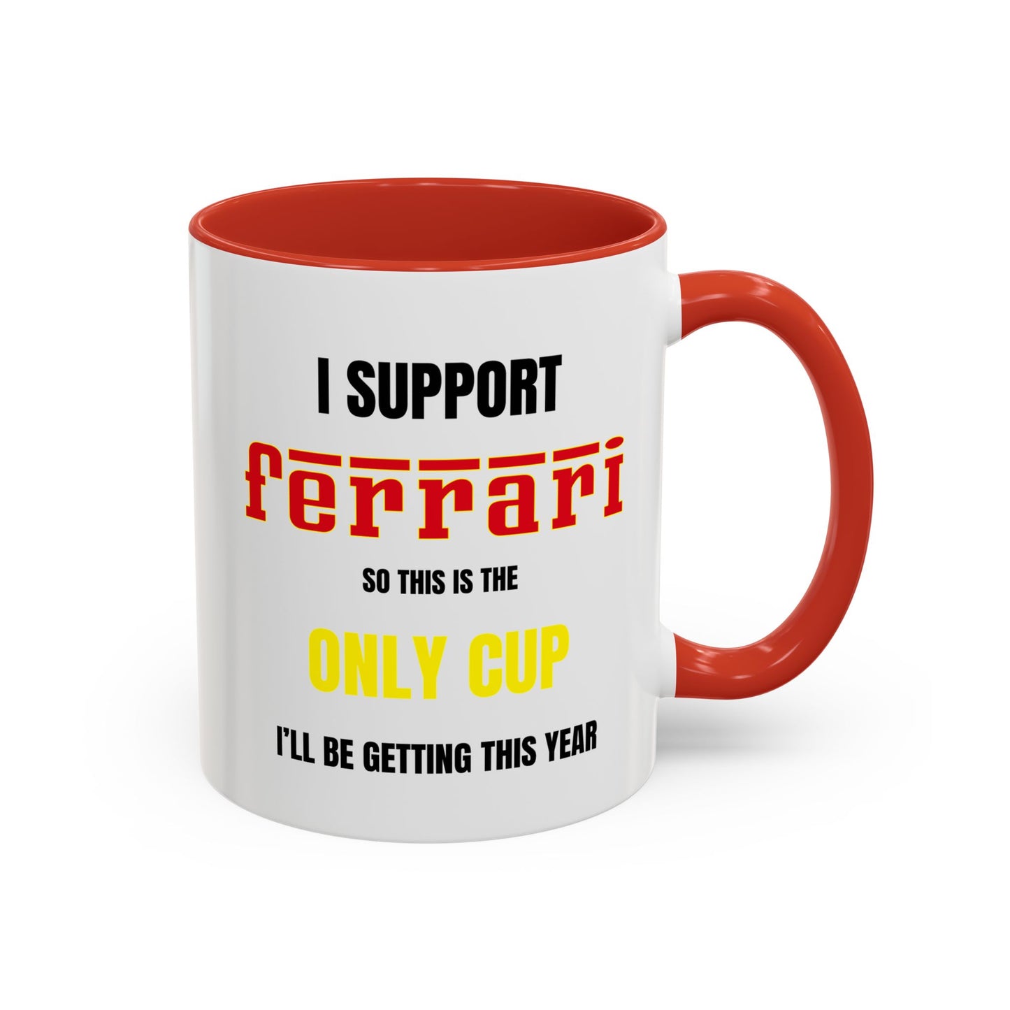 Ferrari F1 Funny Novelty Mug