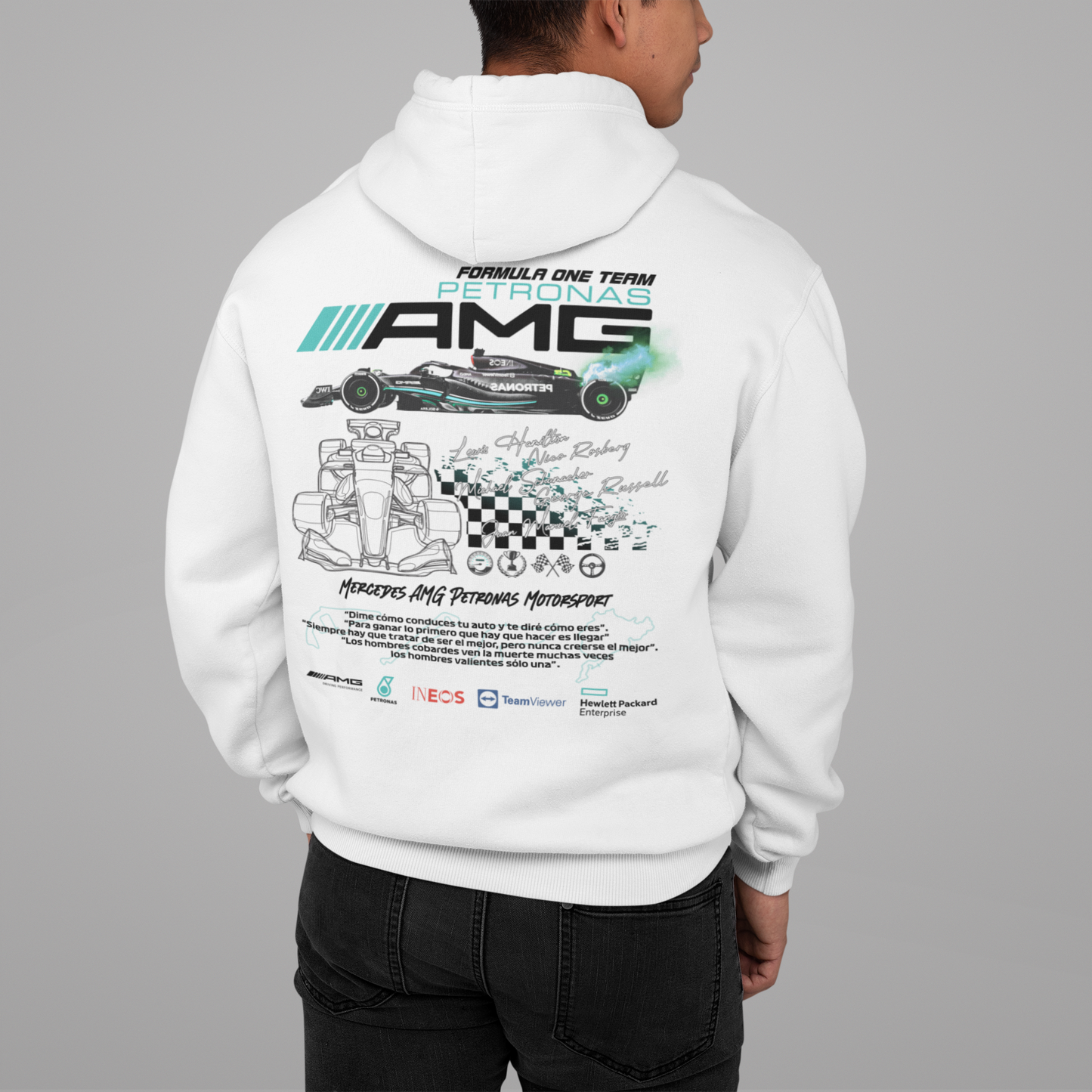 Mercedes F1 Graphic Hoodie