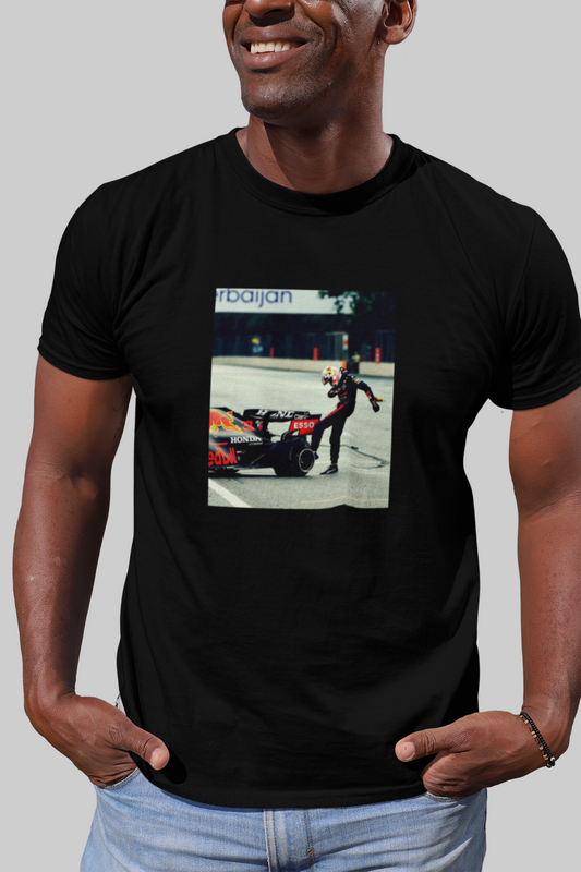 Verstappen Tyre Kicking F1 T-Shirt