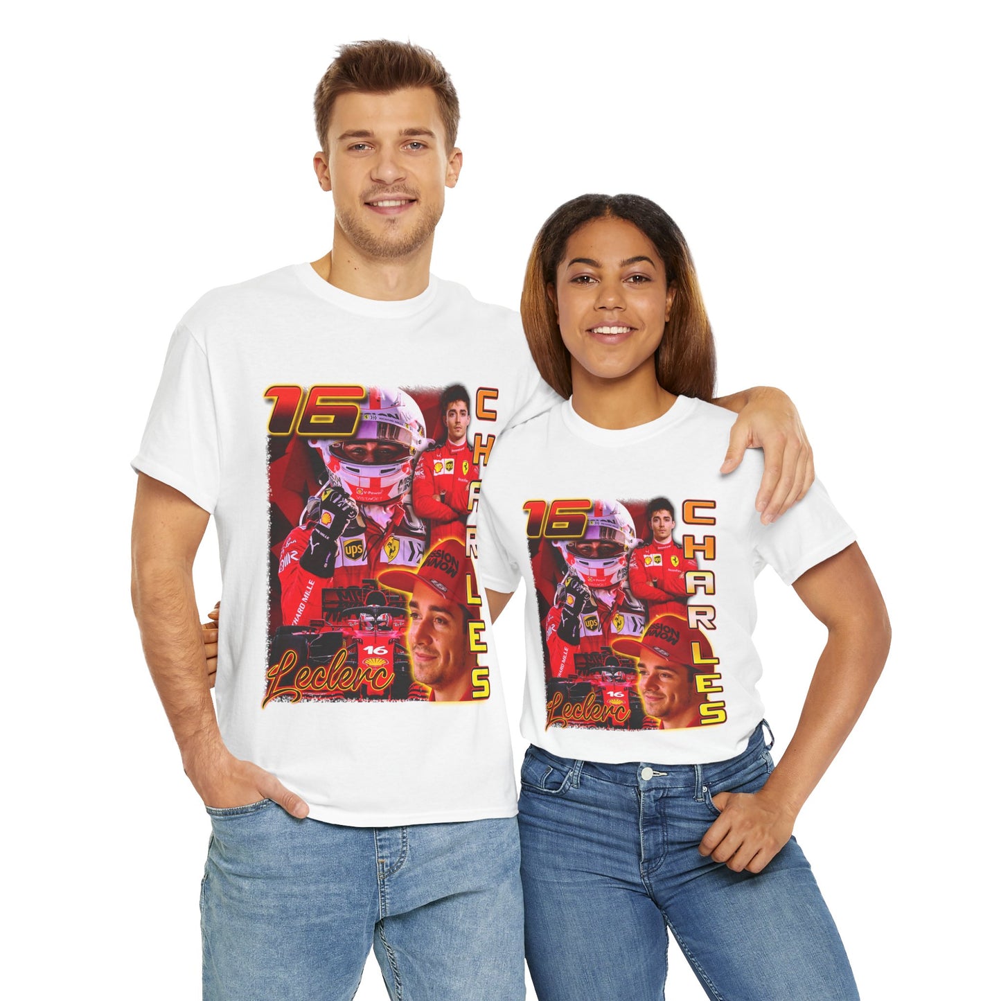 Leclerc 00's F1 Graphic T-shirt