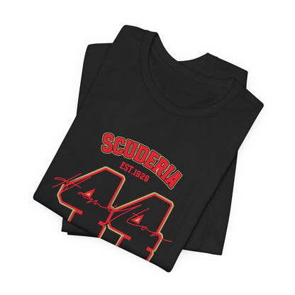 Hamilton Ferrari Varsity Style F1 T-Shirt