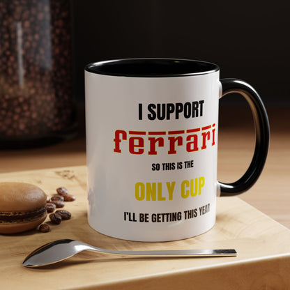 Ferrari F1 Funny Novelty Mug