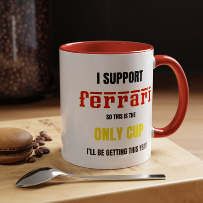 Ferrari F1 Funny Novelty Mug