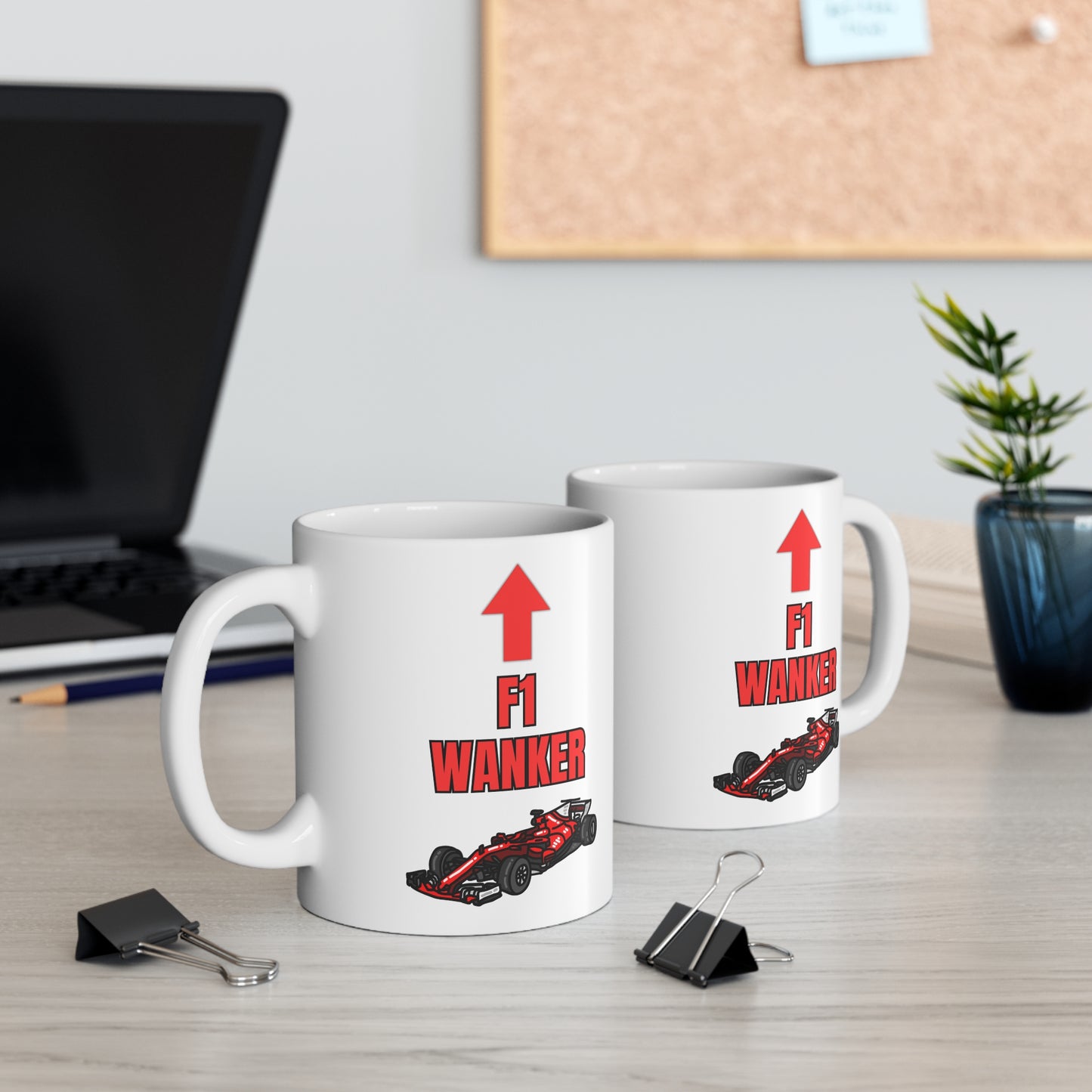 Funny F1 Wanker Mug