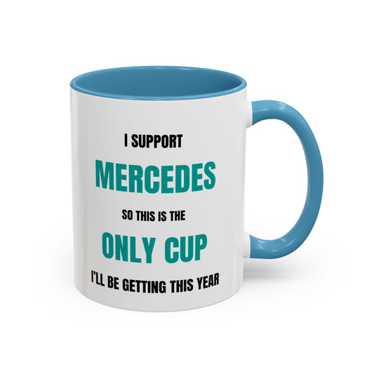 F1 Mercedes Funny Novelty Gift Mug