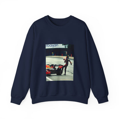 Verstappen Tyre Kicking F1 Graphic Sweatshirt