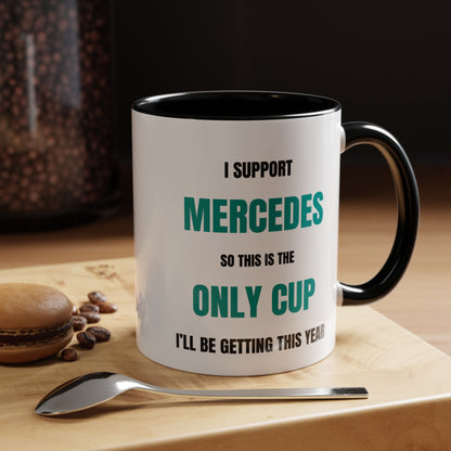 F1 Mercedes Funny Novelty Gift Mug