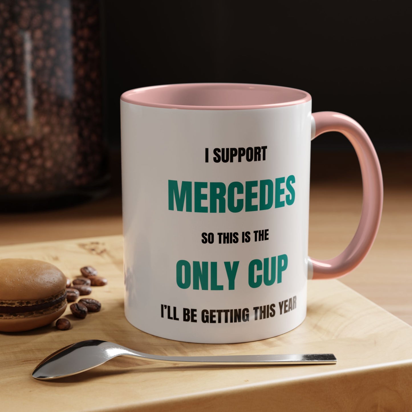 F1 Mercedes Funny Novelty Gift Mug